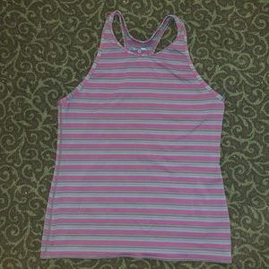 Outdoor Voices striped Razorback tank